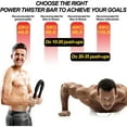 thumbnail image 3 of LUVCMFT Power Twister Bar, 88lb Upper Body Strength Training Bar, Heavy Duty Arm Builder for Chest Shoulder Forearm Bicep, 3 of 8