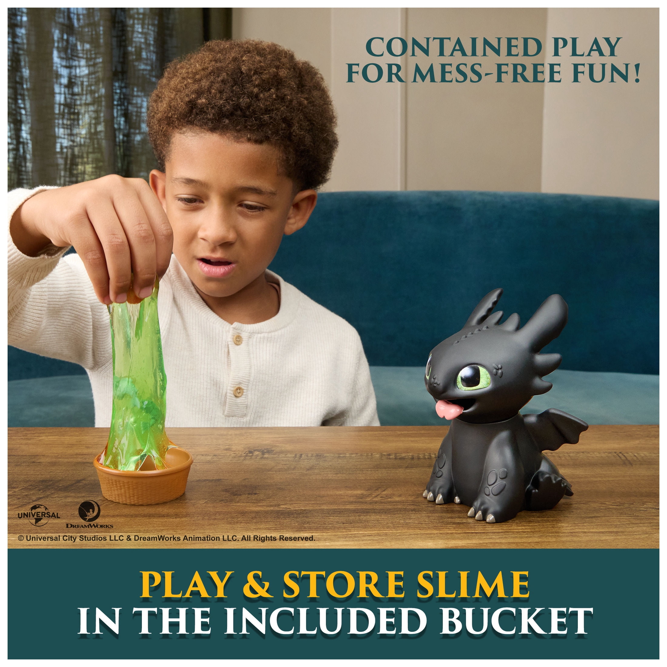 DreamWorks Dragons, How to Train Your Dragon Fish Feeding Toothless Interactive Toy for Kids 4 and up