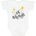 thumbnail image 3 of Inktastic Oh Holy Night Christmas Nativity with Yellow Stars Boys or Girls Baby Bodysuit, 3 of 5