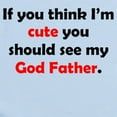 thumbnail image 2 of CafePress - Cute God Father Body Suit - Baby Light Bodysuit, Size Newborn - 24 Months, 2 of 4