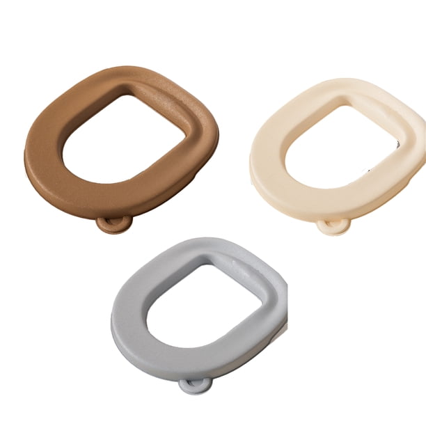 Naiovety Juego de 3 fundas para asiento de inodoro fáciles de usar para una mayor comodidad. Juego de 3 cojines para asiento de inodoro. Juegos de accesorios de baño