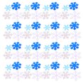 thumbnail image 1 of 700 copos de nieve de confeti decorativos navideños para festivales, fiestas y bodas (3 cm blanco, 2,5 cm blanco, 2 cm azul, 2,5 cm azul), 1 of 8