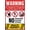 Warning Sign 4, variant on Private Property No Trespassing Violators Will Be Prosecuted in Accordance with ARS - 8"x12" Warning Sign, Legal Security Decor for Home Business