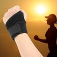 thumbnail image 4 of Muñequera , soporte de mano, correa ajustable transpirable elástica para baloncesto, entrenamiento físico, levantamiento de pesas shamjiam muñequera, 4 of 9