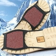 thumbnail image 6 of Tnobhg 1 Pair Universal Non Slip Shoes Gripper Wear-resistant Coarse Sand Surface Ice Snow Shoes Grips Walking on Snow Ice Outdoor Winter Walking Boots Traction Cleats for Men Women, 6 of 7