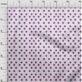 thumbnail image 3 of oneOone Viscose Chiffon Purple Fabric Polka Dot Dress Material Fabric Print Fabric By The Yard 42 Inch Wide, 3 of 4
