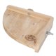 thumbnail image 2 of Wooden Corner Platform Rack Rest Stand for Parrot Hamster Chinchillas Small Pet Cage Accessory, 2 of 5