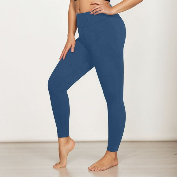 WILLBEST Leggings Deportivos de Compresión de Cintura Alta Butterluxe de 63 Cm para Mujer, Ideales para Correr, Fitness Y Yoga. XXXXGrande