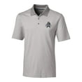 thumbnail image 2 of Men's Cutter & Buck Gray Utah State Aggies Big & Tall Forge Tonal Stripe Stretch Polo, 2 of 3