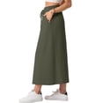 thumbnail image 3 of Cueply Long Skirts for Women Casual Summer 2026 Spring Flowy A Line Maxi Skirt with Pockets, 3 of 9
