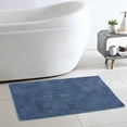 thumbnail image 3 of Mainstays Performance Recycled Polyester Bath Rug, Navy, 20" x 34", 3 of 11