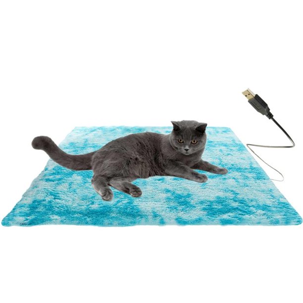 Manta eléctrica impermeable para mascotas, alfombrilla calefactora de temperatura constante, alimentada por USB, casa de perro para interiores y exteriores