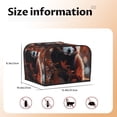 thumbnail image 3 of Cauagu Red Panda Autumn Branches for 4 Slice Toaster Cover (11.4''×7.9''×7.5'') Bread Machine Cover Toaster Protector Kitchen Appliance Dust Cover, 3 of 7