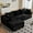 Black, variant on Cozylore 108" Modular Sectional Sofa Cloud Sectional Couch with Deep Seat Modern Comfy L-Shaped Upholstered Couch for Living Room, No Assembly Required, Black