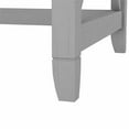 thumbnail image 4 of Pemberly Row Contemporary Engineered Wood Writing Desk in Cape Cod Gray, 4 of 8