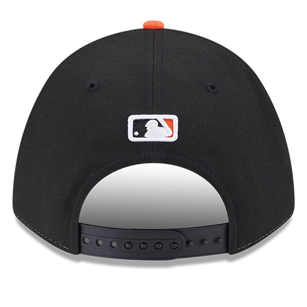 Men's New Era  White Baltimore Orioles Player Replica 9FORTY Adjustable Hat