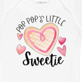 thumbnail image 4 of Inktastic Pop Pop's Little Sweetie with Pink Heart Cookie Boys or Girls Baby Bodysuit, 4 of 5