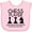 AD-Pink, variant on Inktastic Chess Player Game Gifts Boys or Girls Baby Bib