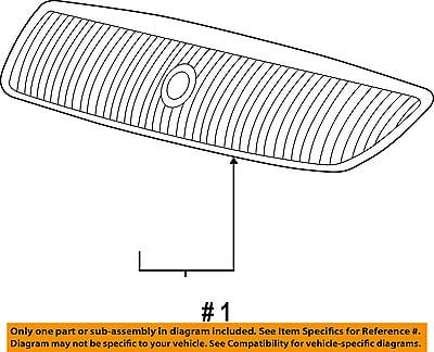 Genuine Chrysler Parts 4857956AA Grille Assembly