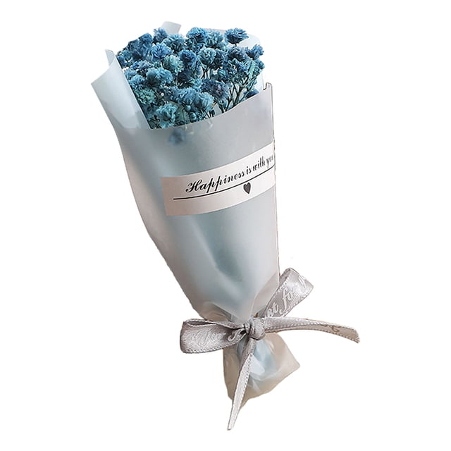 Mini ramo falso de jabón de aromaterapia artificial, ramo de rosas de imitación de aliento de bebé seco, regalos de flores para mamá, mujer y esposa.