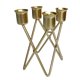 thumbnail image 1 of Sujetavelas Candelabros de hierro 4 tazas de exhibición de piezaza independiente elegante para adorno de dormitorio decoración de escritorio para el, 1 of 9