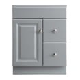 thumbnail image 2 of Wyndham Fully Assembled Wood Vanity Cabinet in Gray 24-in. x 18-in., 2 of 7