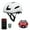 White, variant on Smart LED Riding Helmet With Signal Light Speedometer Remote Control Support BT App Programming