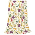 thumbnail image 2 of Pofeuu Vegetable Print Ultra-Soft Micro Fleece Blanket,for Bed Or Sofa,All Season Throw Blankets Flannel Blanket-40"x30", 2 of 7
