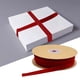 thumbnail image 3 of Rollo de cinta de raso de cinta de de un lado decorativo para regalo de arreglos florales Rojo Zulema Cinta de terciopelo, 3 of 8