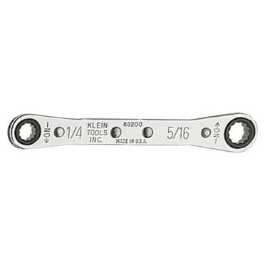 Klein Tools 68200 1/4 in. x 5/16 in. Ratcheting Box Wrench