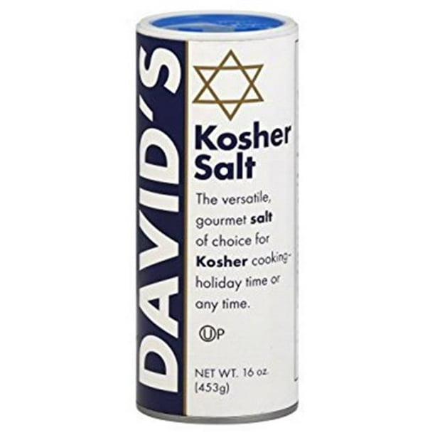 Davids 2102457 16 oz Kosher Salt Case of 12