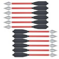 thumbnail image 2 of HUASHENG Aluminum Mini 12PCS 6.7Inch Mini With Sharp Broadhead Tips For 50 80lbs Multiple Colors Suitable For Adult Shooting Hunting, 2 of 5