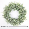 thumbnail image 3 of SeekLGT 18 Inch White Baby’s Breath Wreath Artificial Gypsophila Front Door Wreath Valentine Wedding Farmhouse Year Round Indoor Outdoor Decor, 3 of 8
