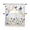 White, variant on Butterflies Floral Kitchen Curtains Set for Windows 3 Piece Cafe Curtains 36 Inch Length Swag Curtains Valances and Tier Set Country Plants Wildflower Leaves Drapes for Bedroom Bathroom Living Room