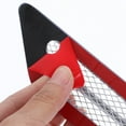 thumbnail image 4 of VERDANVERSE 2 Pcs Cache-Ventilation pour Hotte, Rouge, Garniture de Style de Voiture, 4 of 5