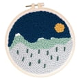 thumbnail image 1 of Abbracc Cartoon Landscape Punch Embroidery for Beginner Needlework Handwork Stitch 5, 1 of 9
