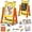 Yellow, variant on WonderStone Easel for Kids, Adjustable Double-Sided Magnetic Drawing Board with Storage, Gift for Toddlers Girls Ages 3-5, Pink