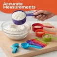 thumbnail image 5 of Farberware Color 9-Piece Plastic Measuring Cups and Spoons Set, 5 of 8