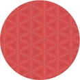 thumbnail image 1 of Ahgly Tapis d'Intérieur Lavable en Machine Carré Rouge, 3 Pieds Carré, 1 of 7