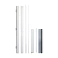 thumbnail image 4 of Black 36″x80″ Textured Fiberglass Entry Door – Double-sided Frosted Glass, Left Hand Inswing, 4 of 5