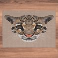 thumbnail image 5 of Ambesonne Animal Jigsaw Puzzle Durable Cardboard, Leopard Wild, 1000 pcs, Umber Brown Cocoa, 5 of 5