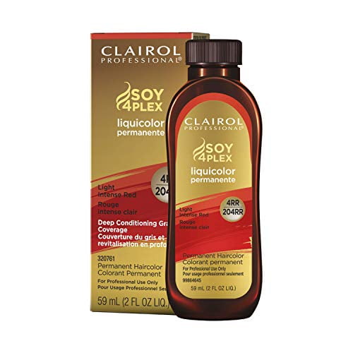 Clairol Liquicolor Permanent Professionnel pour Cheveux, 4rr Rouge Intense Clair, 2 Fl Oz