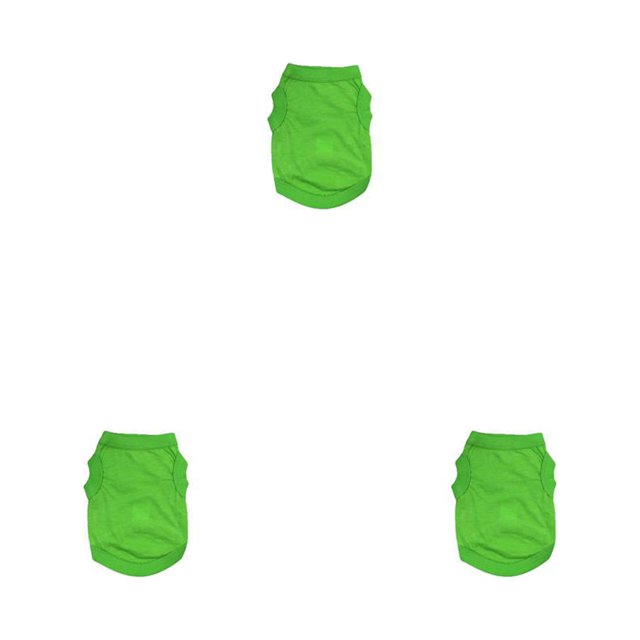 Billuyoard Ropa para cachorros Suministros para mascotas Camisetas para perros Primavera y verano Estilo simple Chaleco para perros Tamaño Type1 NO1