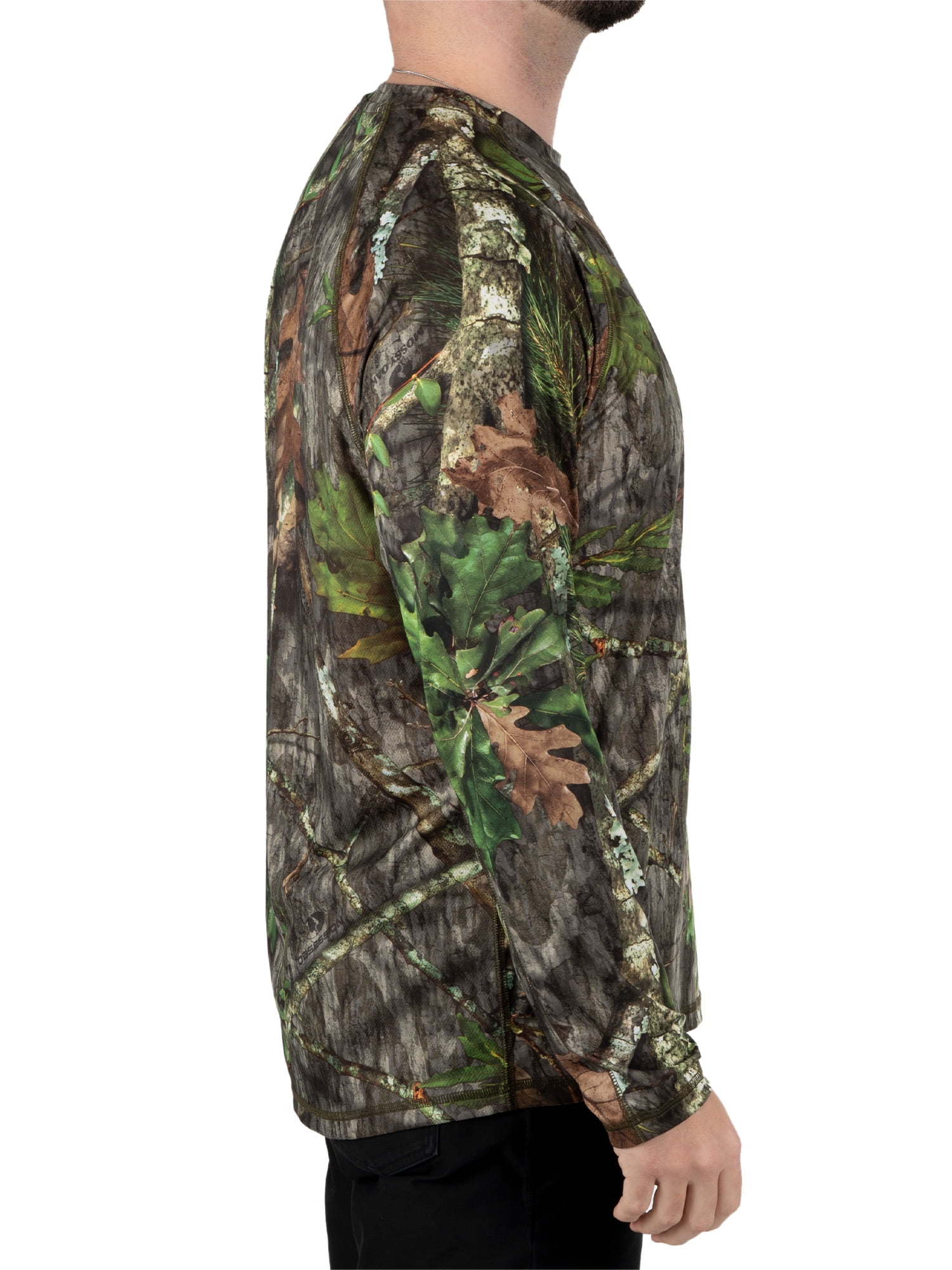 Mossy Oak Men's Camo Tee Turkey Hunting Performance Shirt, Sizes S-3XL