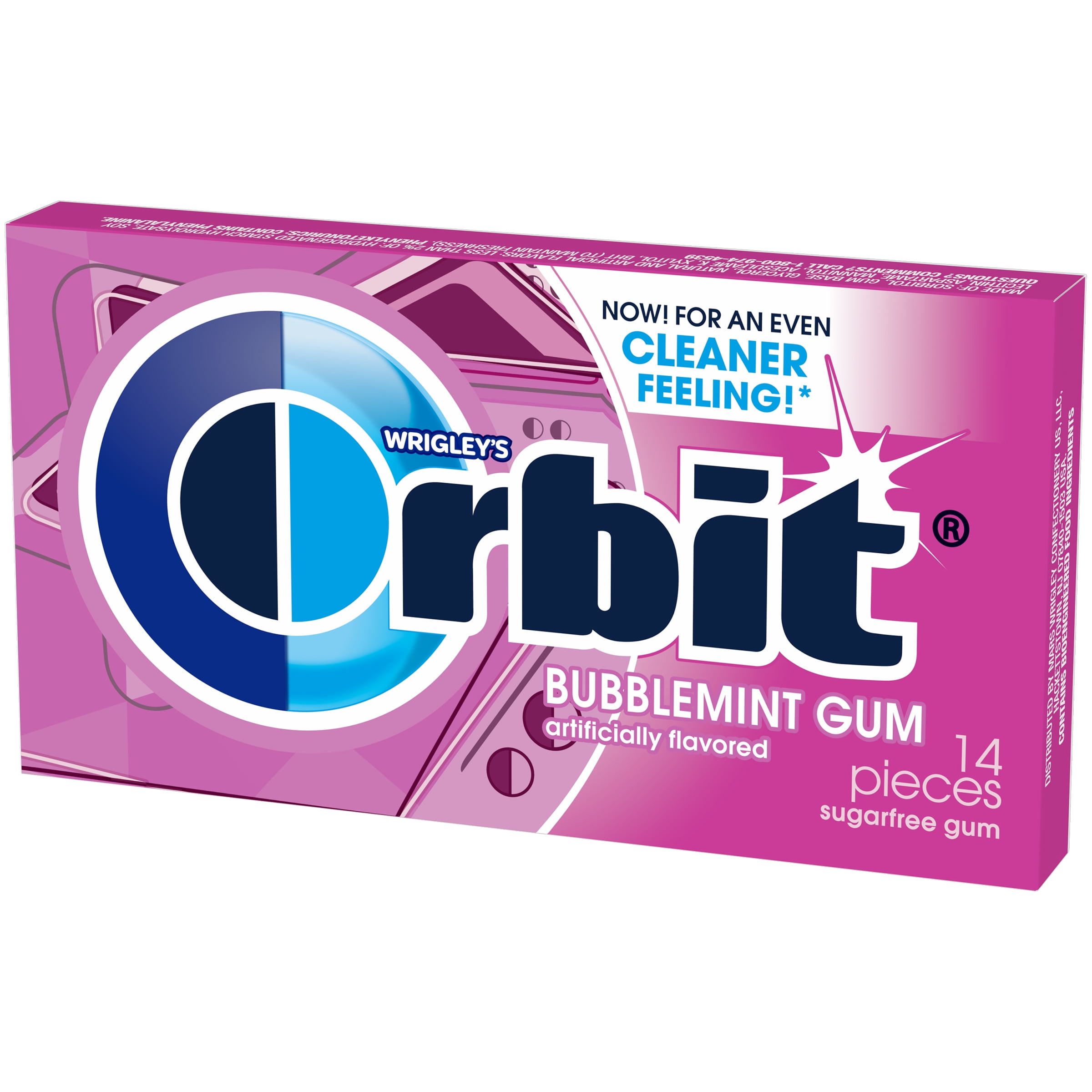 Orbit Gum Variety 6 Pack, Sugar Free Gum, 14 Piece Per Pack (Pack of 6) Chewing Gum, Bulk Gum Packs, Mint Gum, Spearmint Gum, Sugarless Gum