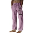 thumbnail image 2 of WXLWZYWL Pants for Men Relaxed Fit Big and Tall Men's Sweatpants Jogging Pants Athletic Bottoms with Elastic Waist and Adjustable Drawstring, 2 of 4