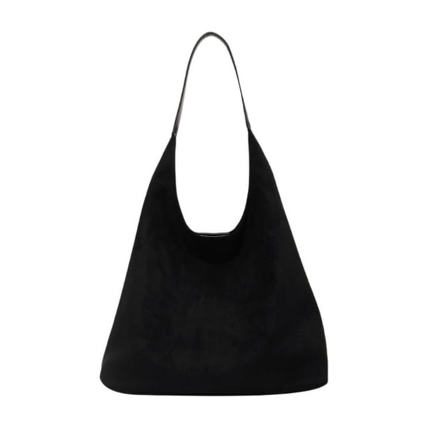Bolso de hombro para mujer, bolso de mano portátil para mujer, bolso de mano para fiestas, desplazamientos y vacaciones Negro