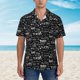 thumbnail image 2 of Balery Travel The World Camisas hawaianas de manga corta para hombre, camisas playeras de corte holgado, camisas de vacaciones con botones,Medium, 2 of 7