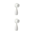 thumbnail image 4 of Vogacara Cepillos de limpieza facial manual Cuidado de la piel Espinilla Poros Exfoliante Regalos Salón profesional Viaje Blanco Tipo 3 Blanco Tipo 3 2piezas Vogacara  CBP273388, 4 of 6