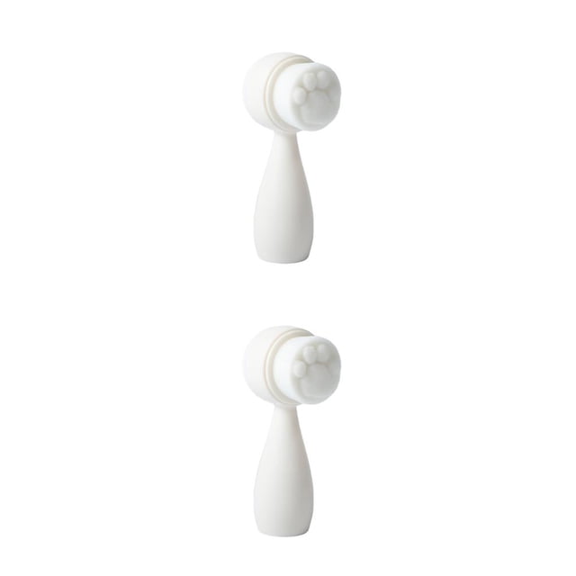 Vogacara Cepillos de limpieza facial manual Cuidado de la piel Espinilla Poros Exfoliante Regalos Salón profesional Viaje Blanco Tipo 3 Blanco Tipo 3 2piezas Vogacara CBP273388
